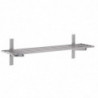 Ajourée Wall Shelf in Stainless Steel - L 1800 x 400mm - Gastro M