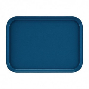 Rechteckiges rutschfestes Tablett aus Fiberglas EpicTread Blau 350mm - Cambro - Fourniresto