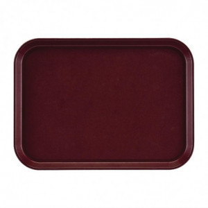 Rechteckiges rutschfestes Tablett aus Glasfaser EpicTread Bordeaux 350mm - Cambro - Fourniresto