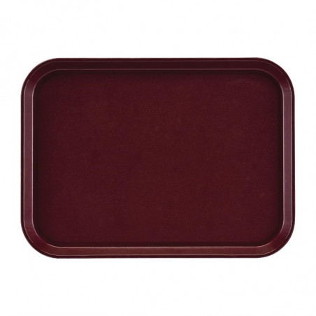 Rechteckiges rutschfestes Tablett aus Glasfaser EpicTread Bordeaux 350mm - Cambro - Fourniresto