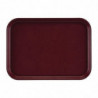 Rechteckiges rutschfestes Tablett aus Glasfaser EpicTread Bordeaux 350mm - Cambro - Fourniresto