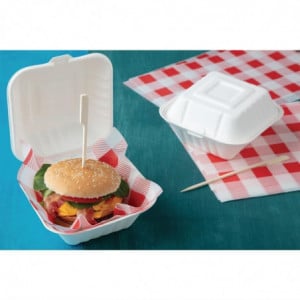 Kompostierbare Hamburgerboxen - L 153mm - Packung mit 500 - Fiesta Green