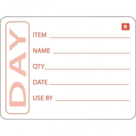 Labels for Prepared Products - Pack of 500 - Vogue