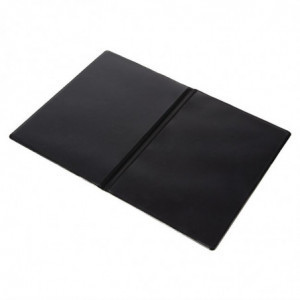 Protective Menu in Black PVC A4 - Olympia - Fourniresto