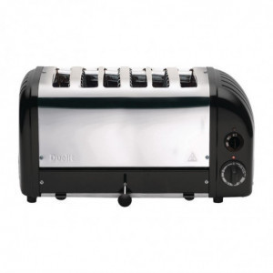 Toaster 6 Scheiben Vario - Schwarz - Dualit