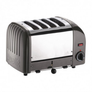 4-Scheiben-Toaster Anthrazit Vario - Dualit