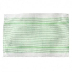 Green Cotton Dishcloths - Set of 10 - Vogue - Fourniresto