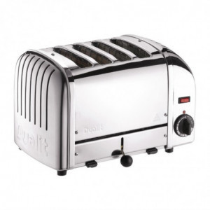 Toaster 4 Scheiben aus Edelstahl - 130 Scheiben/h - Dualit