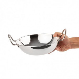 Balti Dish Stainless Steel - Ø230mm - Olympia - Fourniresto