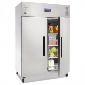 Positive Kühlvitrine GN Doppeltür Serie G - 1200L - Polar