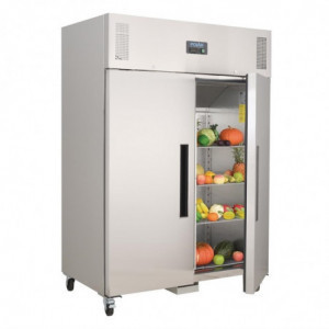 Positive Kühlvitrine GN Doppeltür Serie G - 1200L - Polar