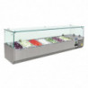 Refrigerated Ingredient Display Case Series G - 7X GN 1/4 - Polar - Fourniresto