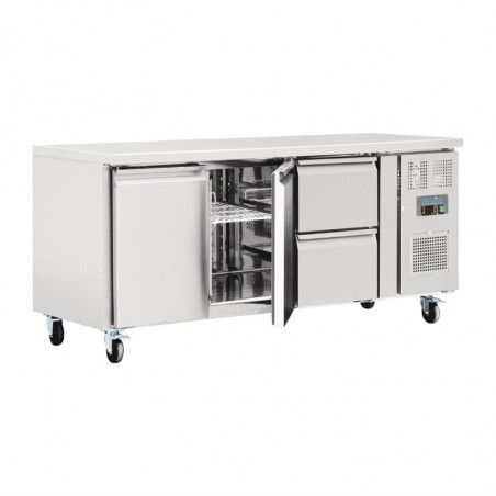 Refrigerated Table 2 Doors 2 Drawers Series U - 417L - Polar - Fourniresto