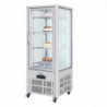 Vitrine À Pâtisserie En Inox 1 Porte Vitrée Série G - 400L  - Polar - Fourniresto