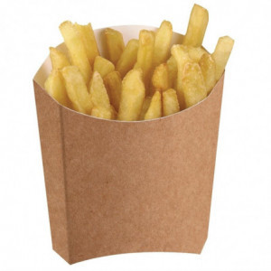 Große kompostierbare Pommes-Frites-Schachteln aus Kraftpapier - Packung mit 1000 Stück - Colpac