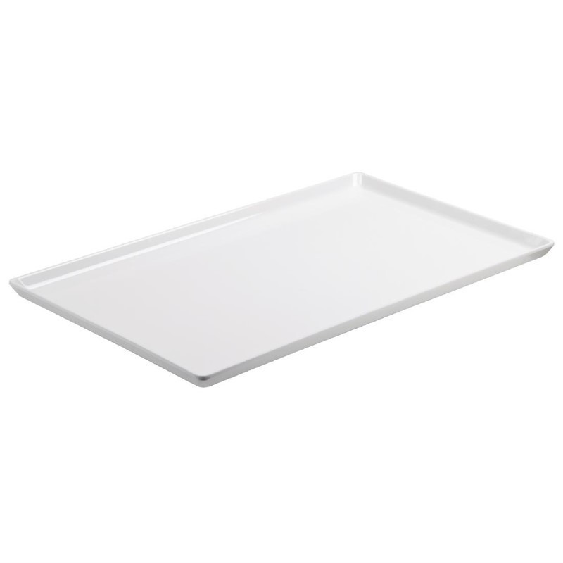 Melamine GN1/2 Float White Tray - APS - Fourniresto