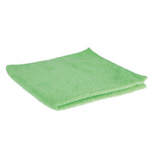 Chiffons Microfibres Verts - Lot de 5 - Jantex