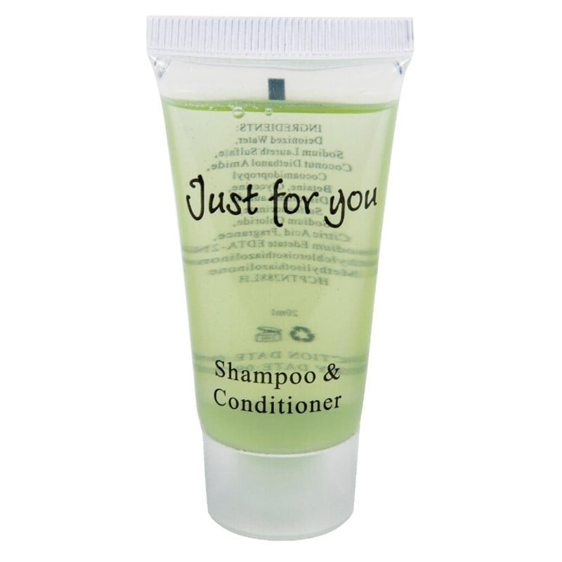 Shampoo und Conditioner Just For You - 20 ml - Packung mit 100 - FourniResto - Fourniresto