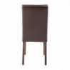 Chaises En Simili Cuir Marron Foncé - Bolero - Fourniresto