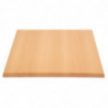 Square Beech Effect Table Top - 600mm - Bolero