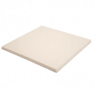 White Square Table Top - L 600 x W 600mm - Bolero