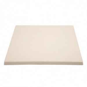 White Square Table Top - 700mm - Bolero