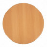 Round Table Top Beech Effect - Ø 600mm - Bolero