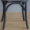 Wooden Chairs with Crossed Backrest - Black - Bolero - Fourniresto