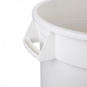 White Round Container 76L - Vogue - Fourniresto