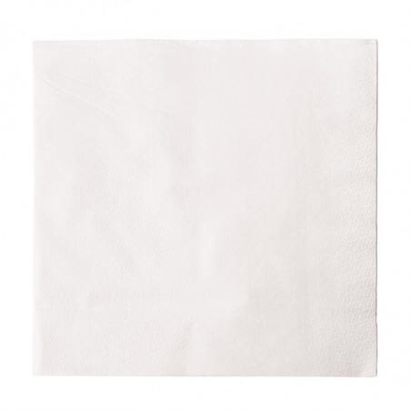 White Paper Snack Napkins 1 Ply 330 X 330 mm - Pack of 5000 - FourniResto