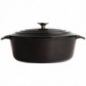 Grande Cocotte Ovale Noire - 6L - Vogue