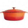 Ovale Bräter Orange - 5L - Vogue