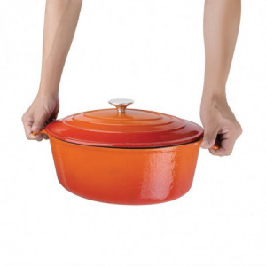 Cocotte Oval Orange - 5L - Vogue