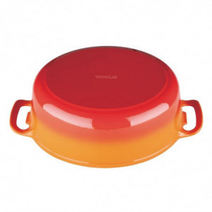 Large Oval Orange Dutch Oven - 6L - Vogue