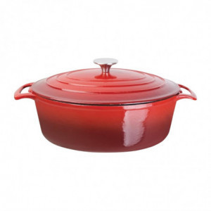 Grande Cocotte Ovale Rouge - 6L - Vogue