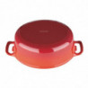 Large Red Oval Casserole Dish - 6L - Vogue