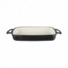 Rectangular Black Cast Iron Dish - 1.8 L - Vogue