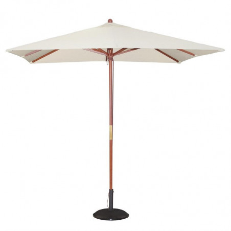 Parasol Carré Écru - L 2500 x P 2500mm - Bolero