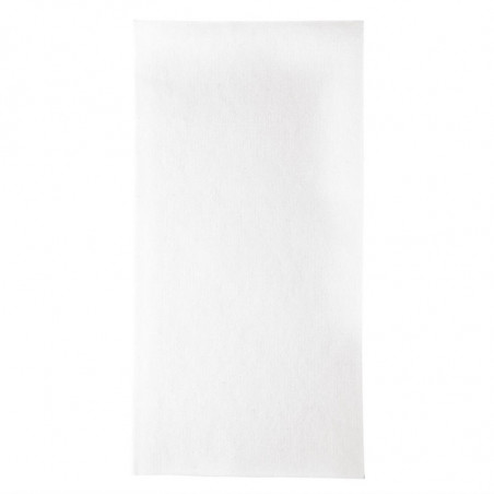 Serviettes Dîner Ouate Blanches Compostables 1 Pli - L 480 x P 480 - Pliage 1/8 - Lot de 360 - FourniResto