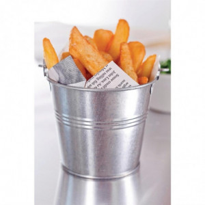 Pommes Frites Cornets Zeitungsmuster - Packung mit 1100 - FourniResto