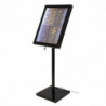 Black LED illuminated display stand - Securit - Fourniresto