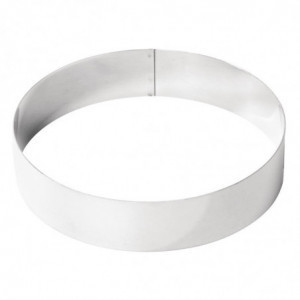 Edelstahl-Mousse-Ring 200 x 45mm - De Buyer - Fourniresto