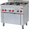 Gasherd mit Umluftofen GN 1/1 600 - Gastro M