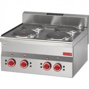 Fourneau 4 Elektrokochplatten zum Aufstellen 600 - Gastro M