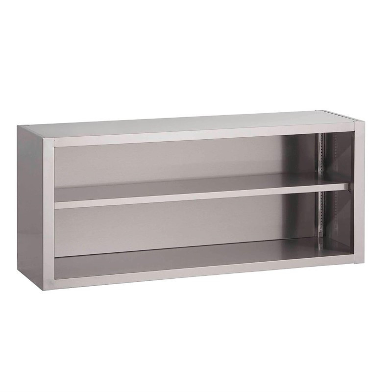 Placard Ouvert Mural en Inox-L 800 x P 400mm  - Gastro M