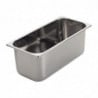 Edelstahl-Eisbehälter 360 x 165 x 150mm - Gastro M - Fourniresto