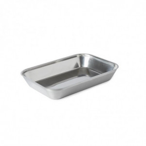 Stainless steel meat tray 350x240x55mm - FourniResto - Fourniresto