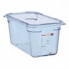 Blue airtight container ABS GN1/3 150mm - Araven - Fourniresto