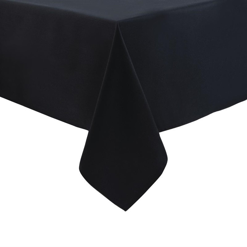 Schwarze Tischdecke 900 x 900mm - Mitre Essentials - Fourniresto