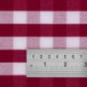 Square tablecloth with red checkered pattern in polyester 1780 x 1780mm - Mitre Essentials - Fourniresto